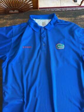 Columbia PFG Florida Gators Omni-Shade Royal Blue Performance Polo Shirt